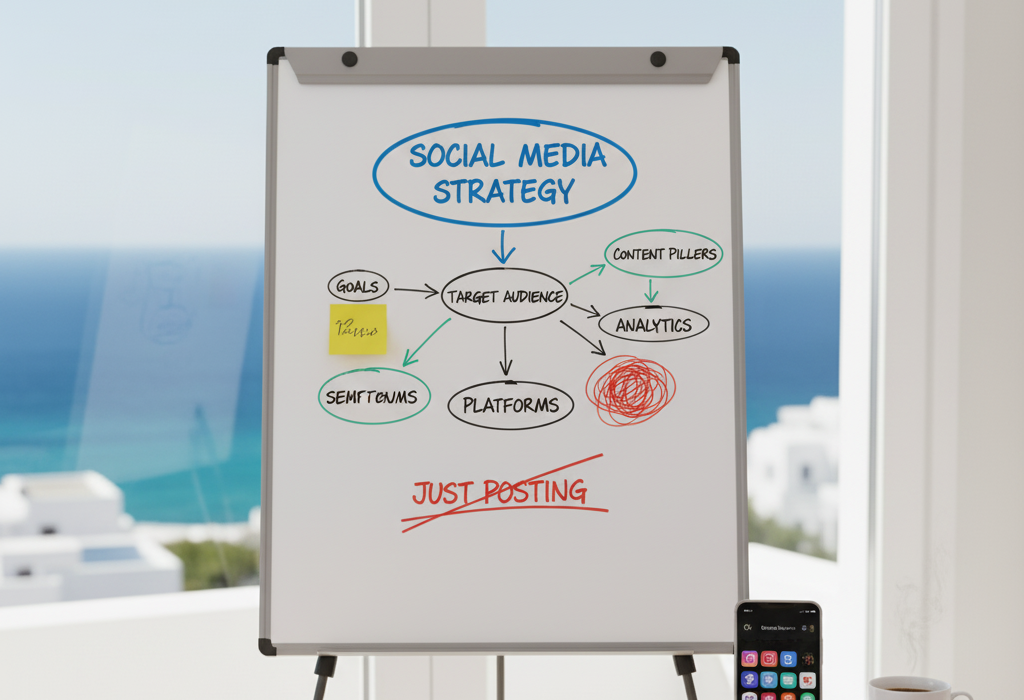 What is a Social Media Strategy (And Why "Just Posting" Fails)