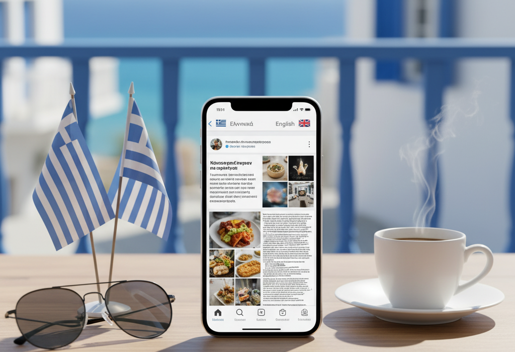 Greek or English on Social Media in Cyprus? (Which is Better?)